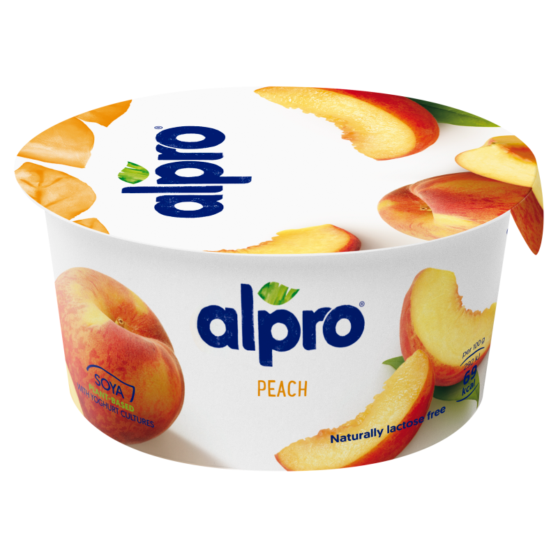 Alpro szójagurt joghurt kultúrával 150 g őszibarack