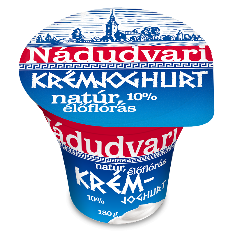 Nádudvari krémjoghurt 10% 180 g natúr