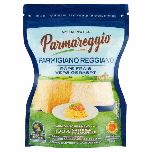 Parmareggio Parmigiano Reggiano félzsíros, reszelt kemény sajt 60 g