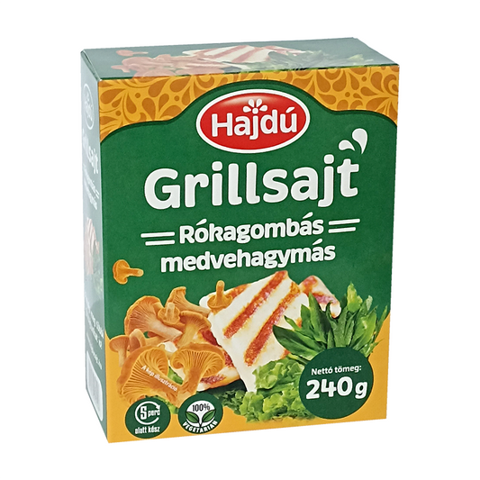 Hajdú grillsajt 240 g rókagombás-medvehagymás