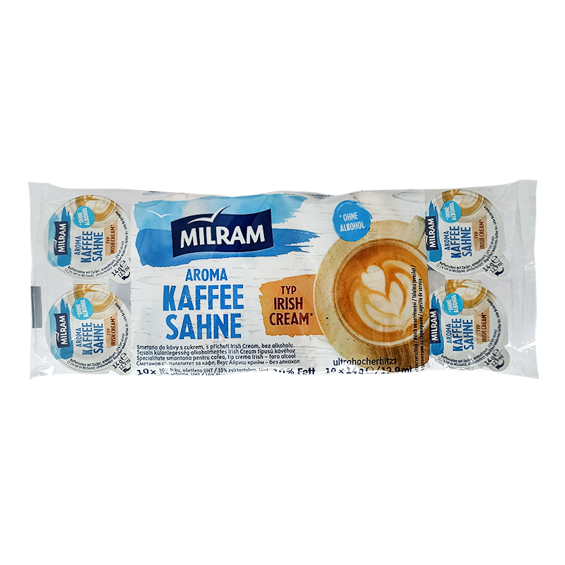 Milram kávétejszín 10x14 g Irish cream