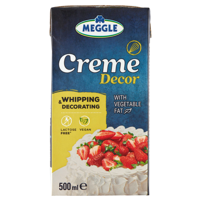 Meggle Creme Decor növényi alapú készítmény 500 ml 25%, laktózmentes