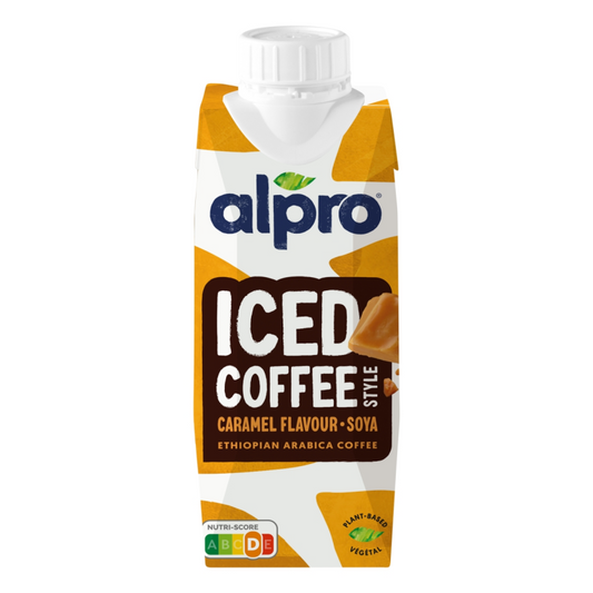 Alpro Iced Coffee karamellízű szójaitallal 250 ml gluténmentes, laktózmentes