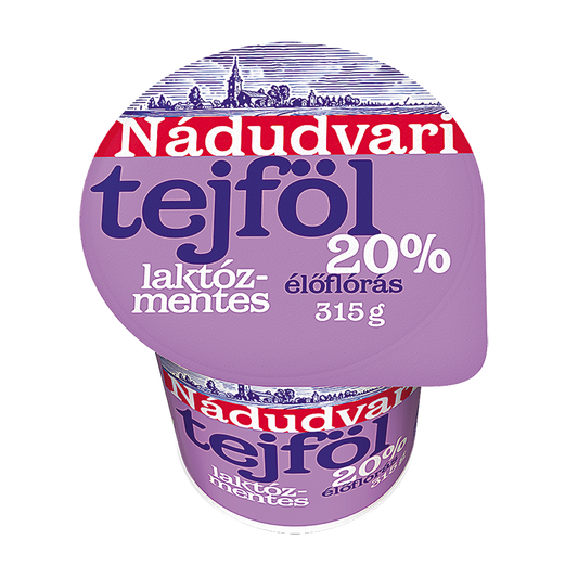 Nádudvari tejföl 315 g 20% laktózmentes