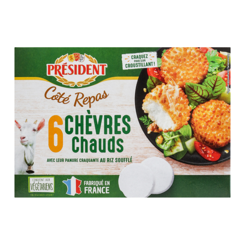 President panírozott kecskesajt 150 g